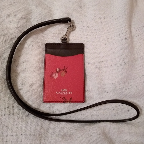 Coach Baby Bouquet Print Lanyard ID - Picture 1 of 4